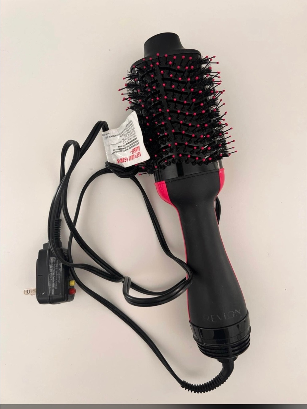 Revlon Black and Pink Round Hot Air Brush